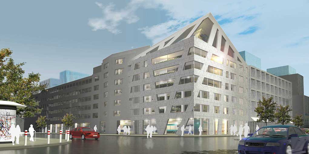 Digital Architectural Visualization using Rhino 5 and Vray  – Multi storey office block