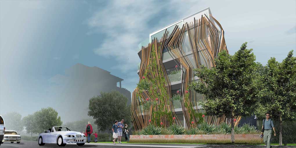 Architectural Residential Design modelled in Rhino 5 , Postwork in Photoshop