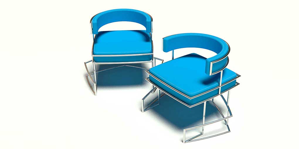 Digital Industrial Design Visualization using Rhino 5 and V Ray with additional work in Photoshop. - Furniture design